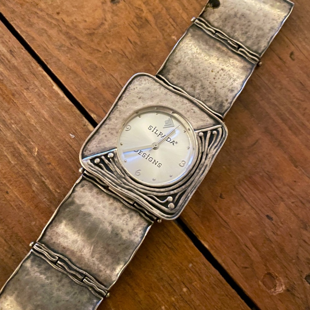 Silpada Sterling Silver Watch; retired